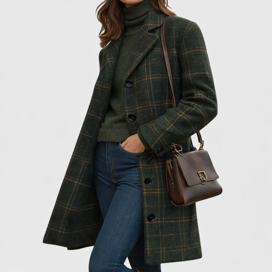 Mariza | Cozy Wool-Blend Winter Coat - VibreMode