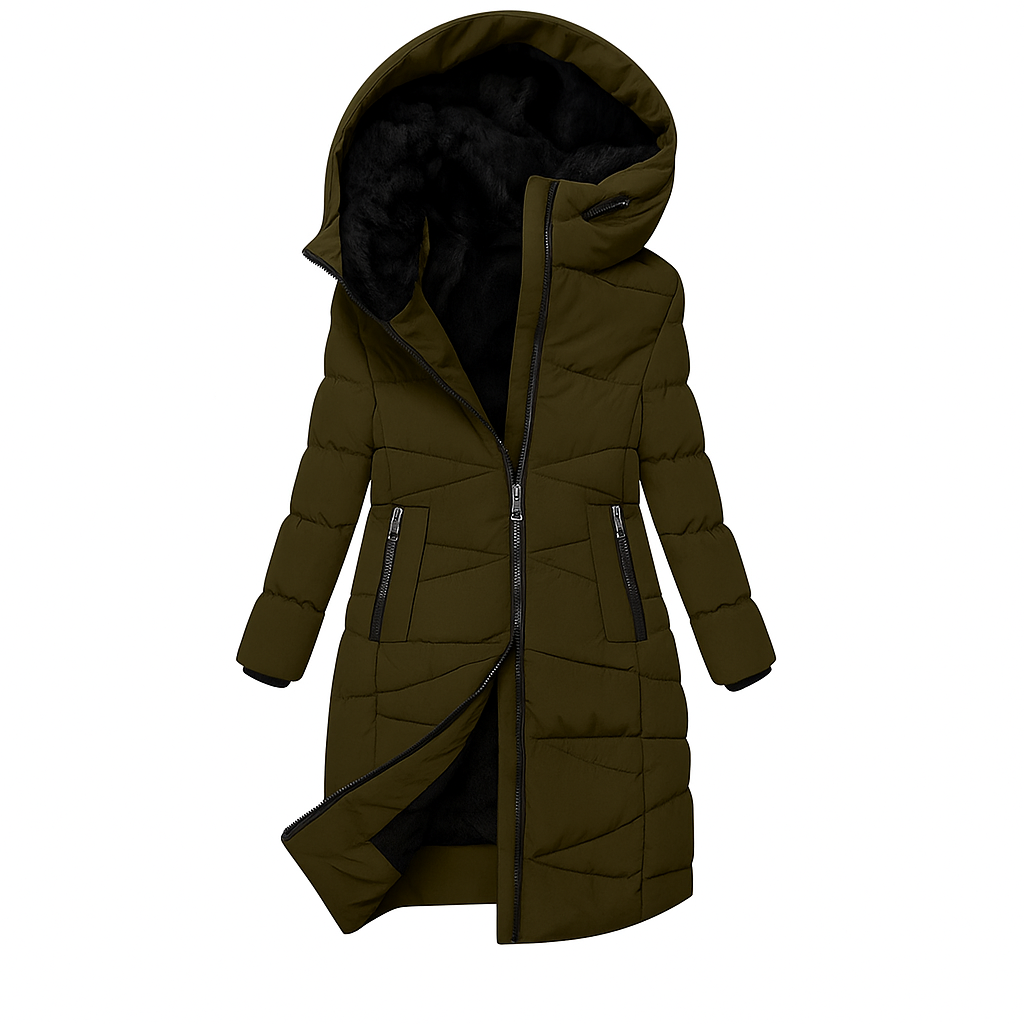 Women's Quilted Hooded Coat