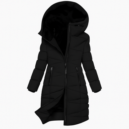 Women's Quilted Hooded Coat