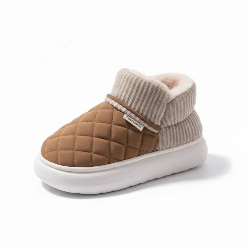 Cozy Fleece Lined Slip On Winter Shoes