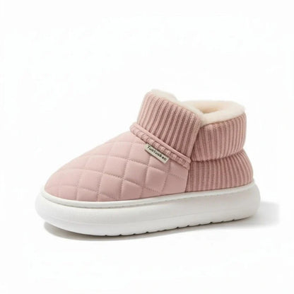 Cozy Fleece Lined Slip On Winter Shoes - VibreMode