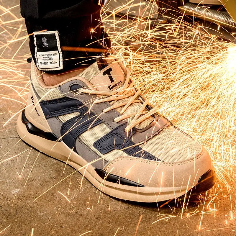 Men's Lightweight Waterproof Safety Work Boots