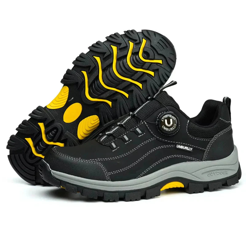 Tough Waterproof Work Boots Steel Toe Safety Shoes - VibreMode