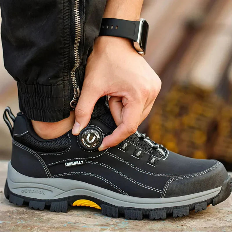Tough Waterproof Work Boots Steel Toe Safety Shoes