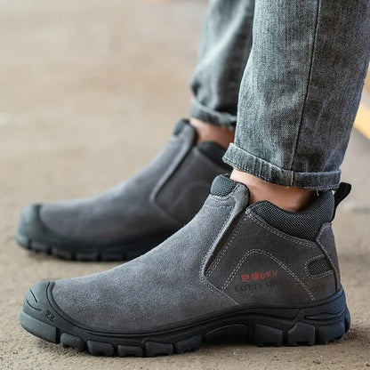 Men's Waterproof Insulated Safety Work Boots Steel Toe