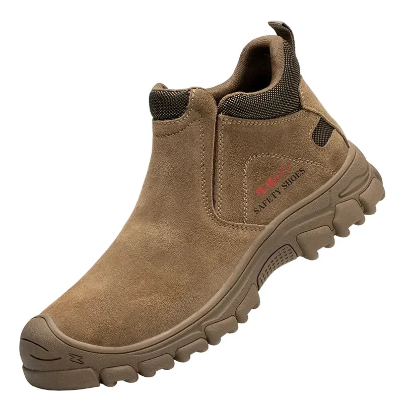 Men's Waterproof Insulated Safety Work Boots Steel Toe - VibreMode