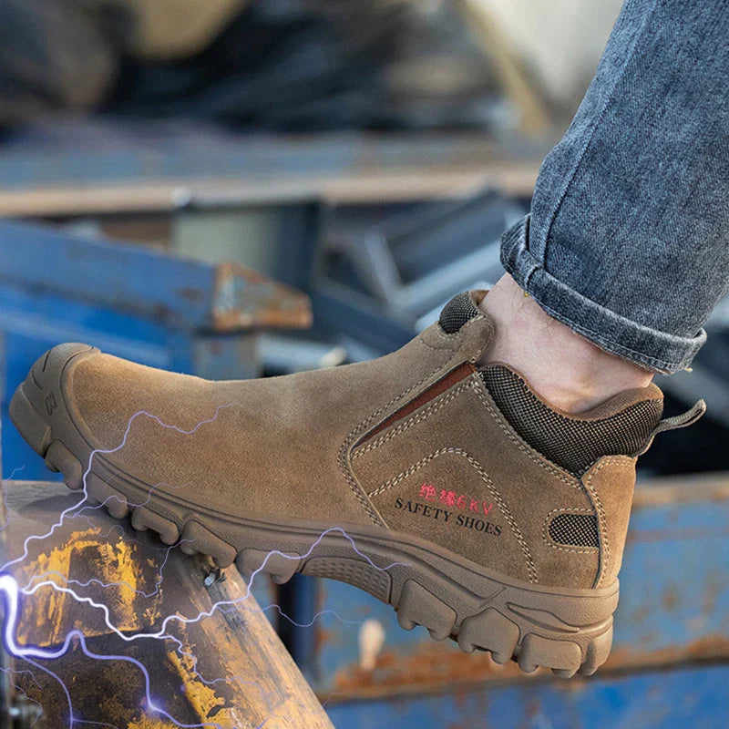 Men's Waterproof Insulated Safety Work Boots Steel Toe