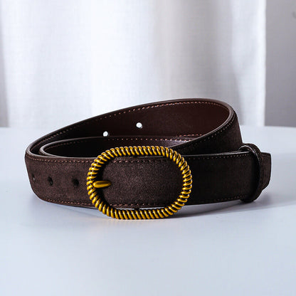 Soft Leather Waist Belt