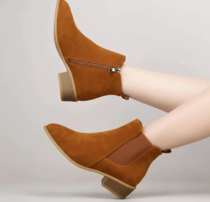 Women's Orthopedic Ankle Boots Slip-On - VibreMode