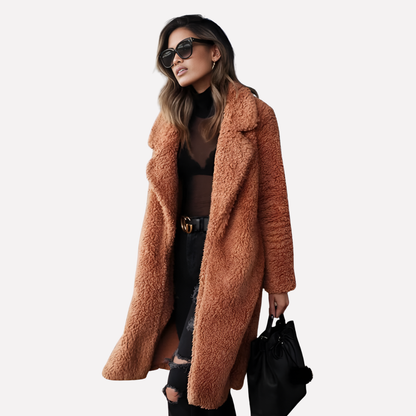 Women's Long Teddy Coat Faux Fur