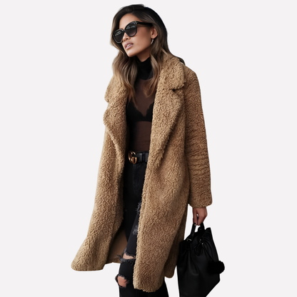 Women's Long Teddy Coat Faux Fur