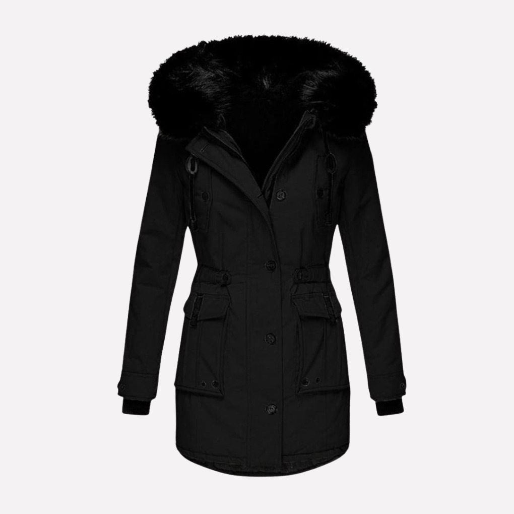 Women's Parka Jacket Hooded Waterproof