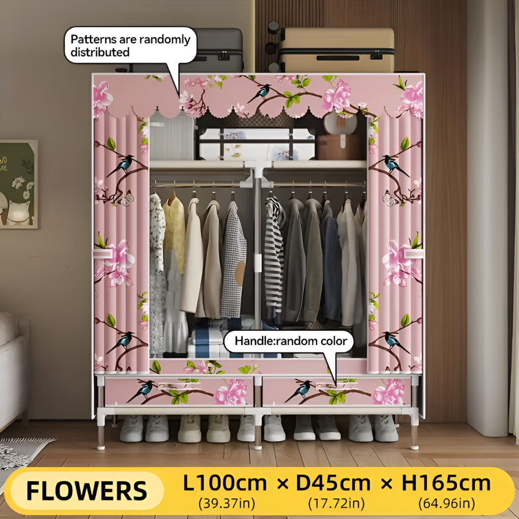Closet Organizer Fabric Wardrobe Storage Drawers - VibreMode