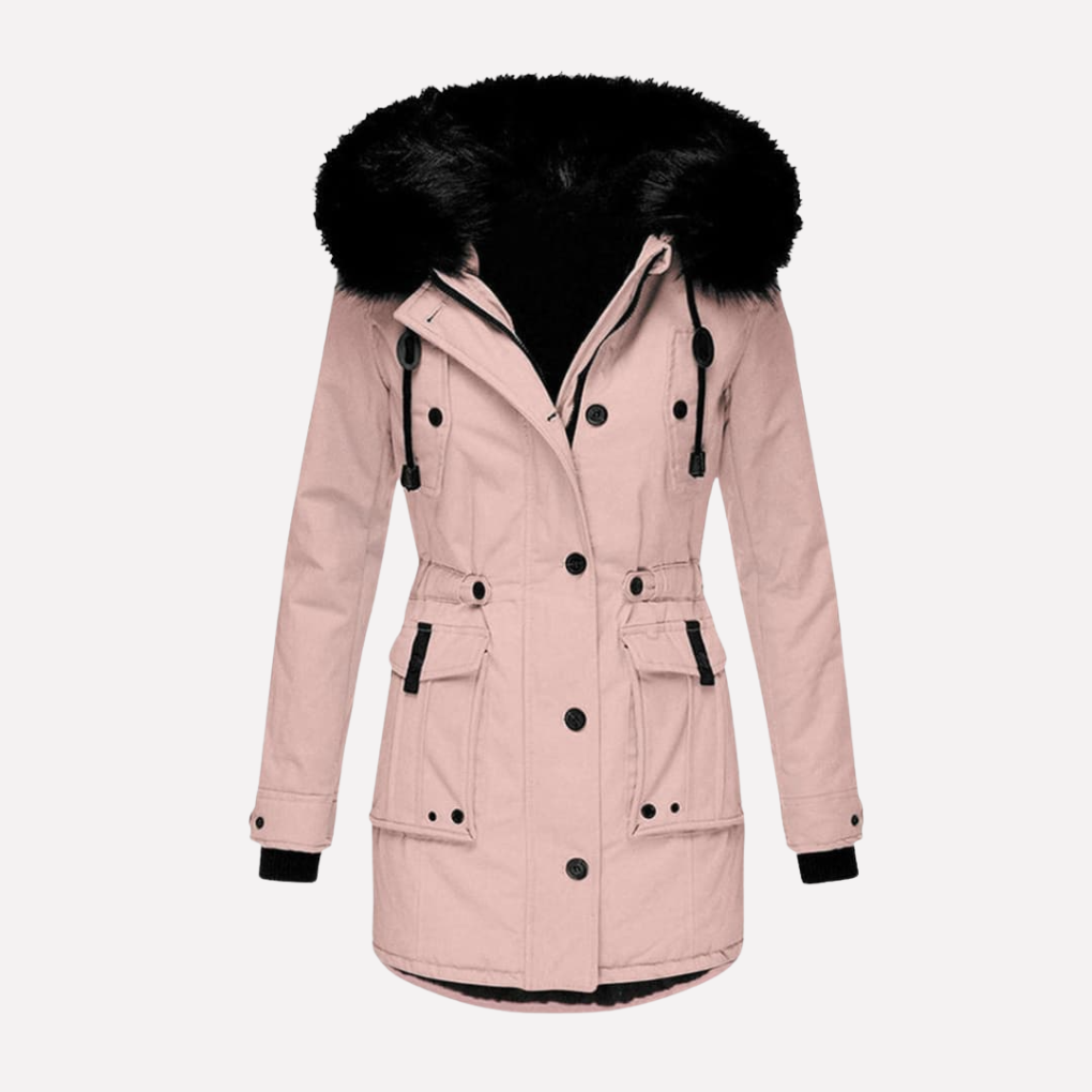 Women's Parka Jacket Hooded Waterproof