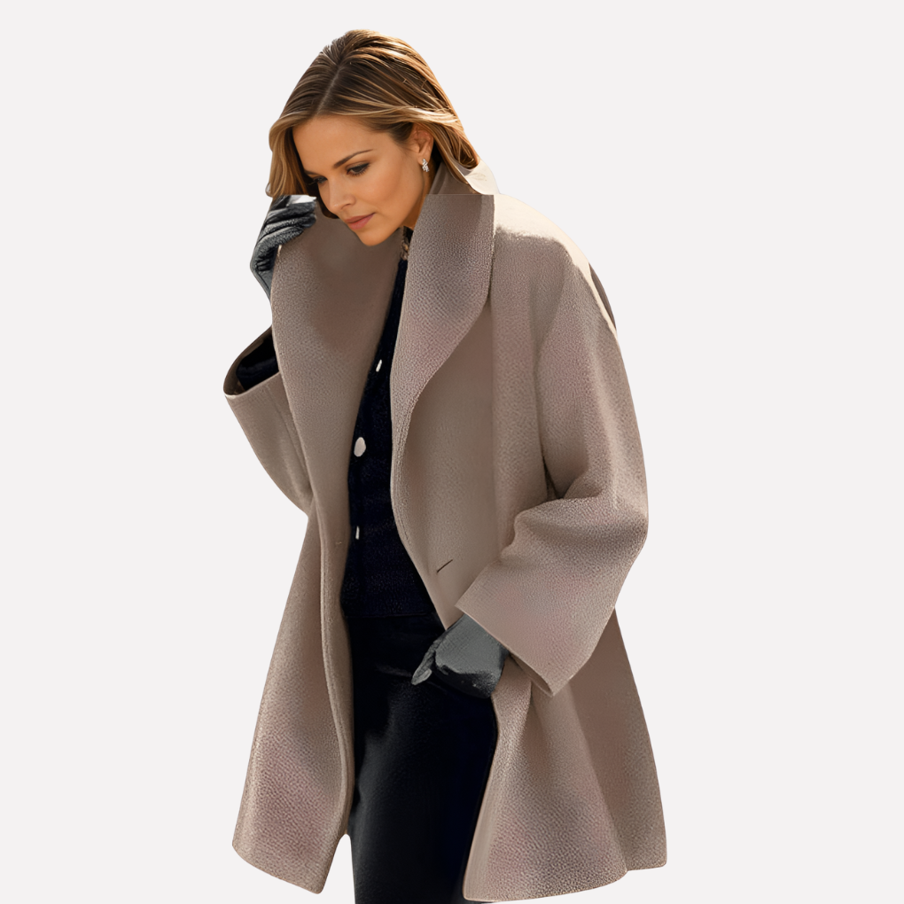 Women's Wide Collar Blazer Jacket
