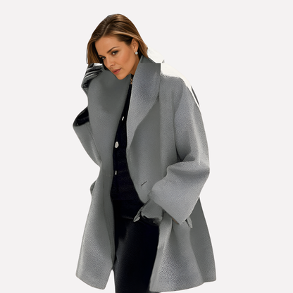 Women's Wide Collar Blazer Jacket
