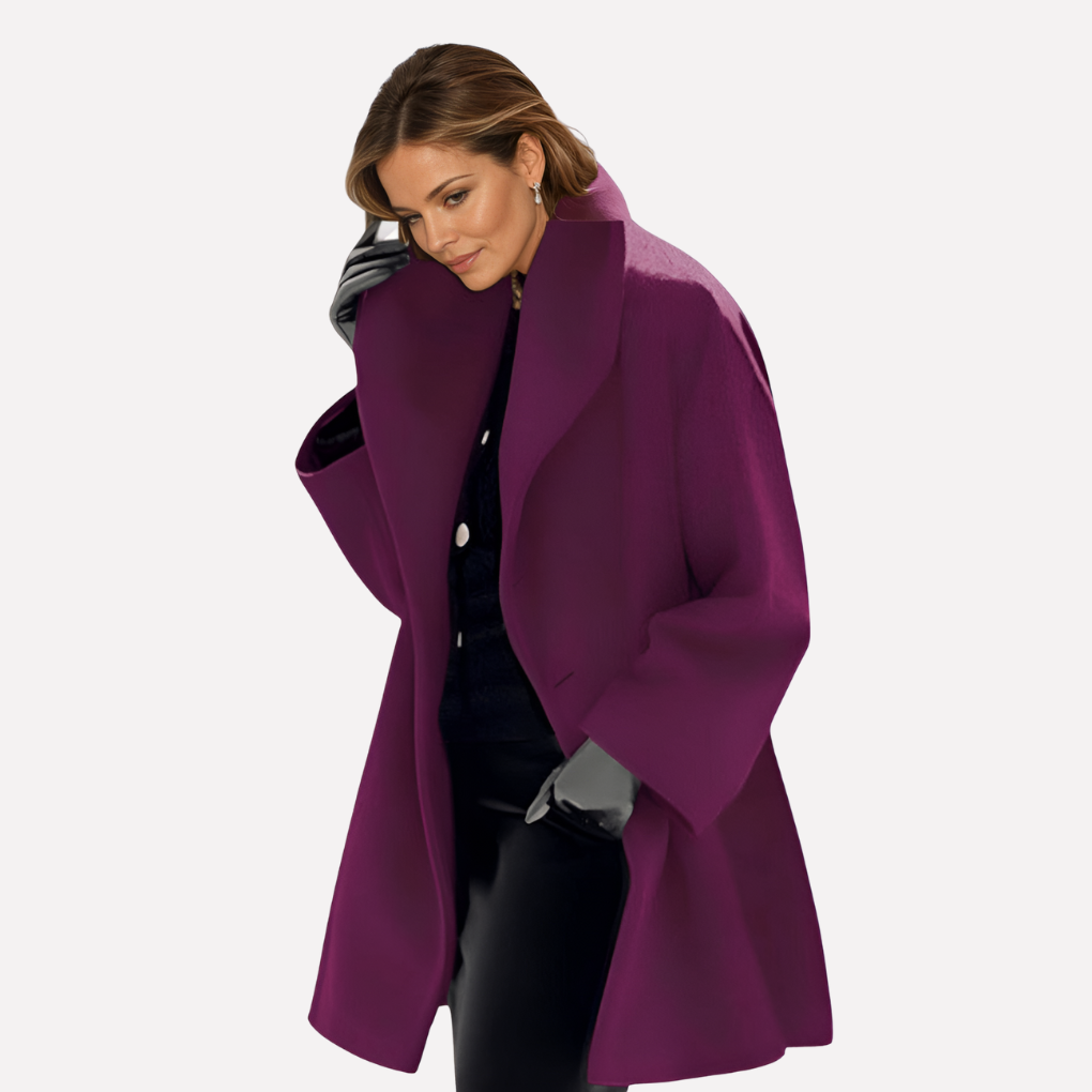Women's Wide Collar Blazer Jacket
