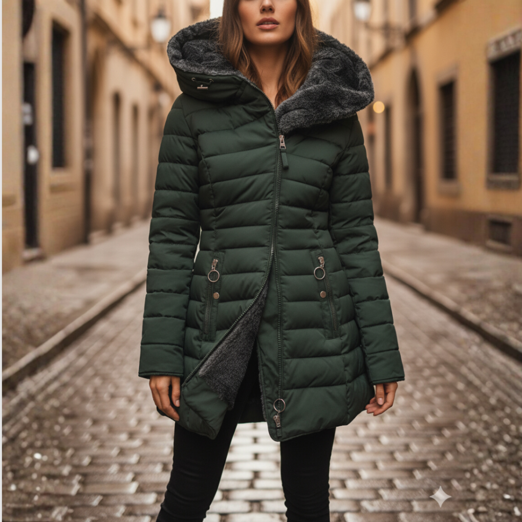 Women's Hooded Winter Parka Jacket