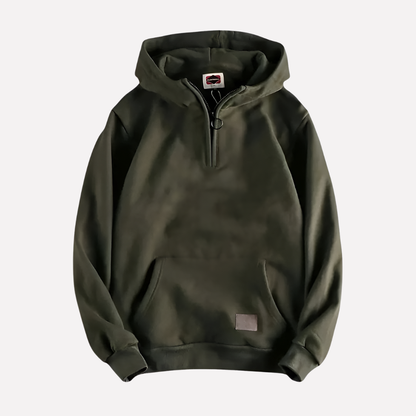 Men's Half Zip Hooded Sweatshirt