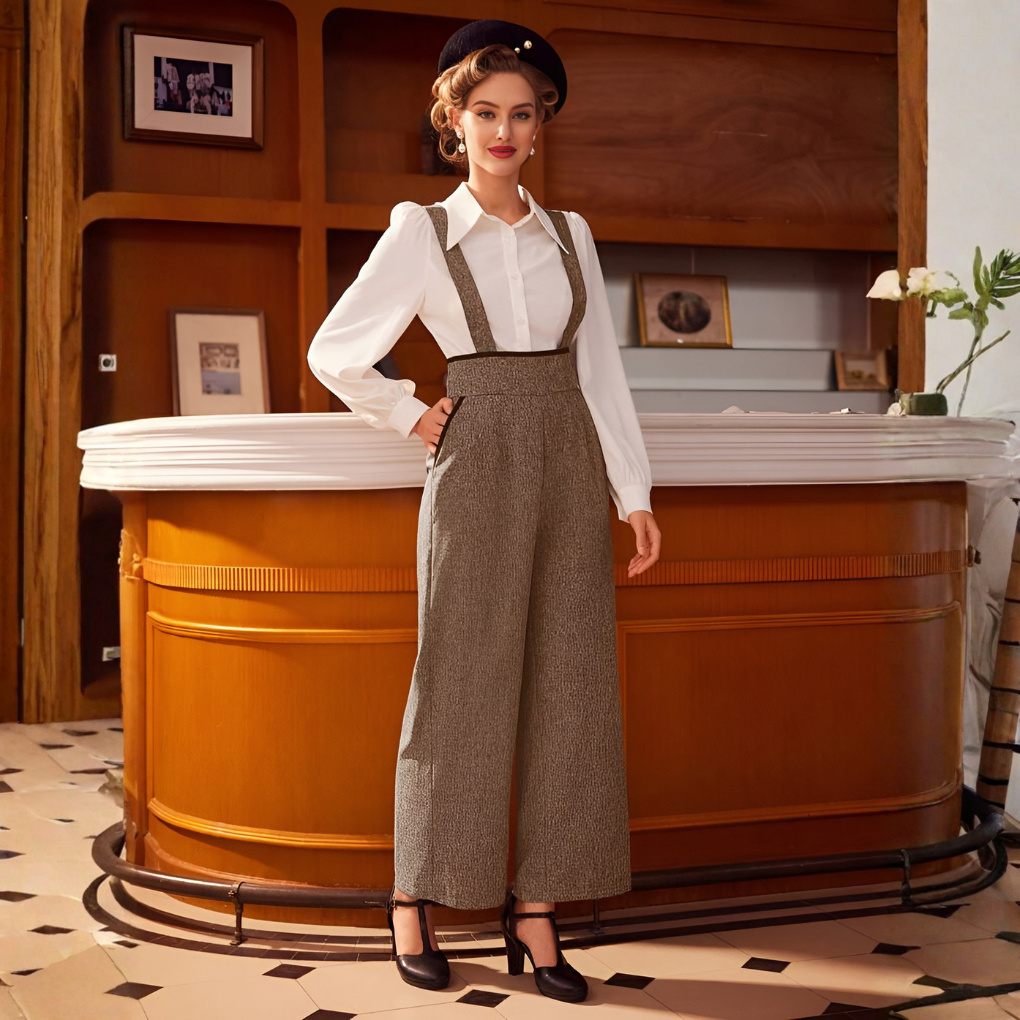 Women's Vintage Jumpsuit - VibreMode