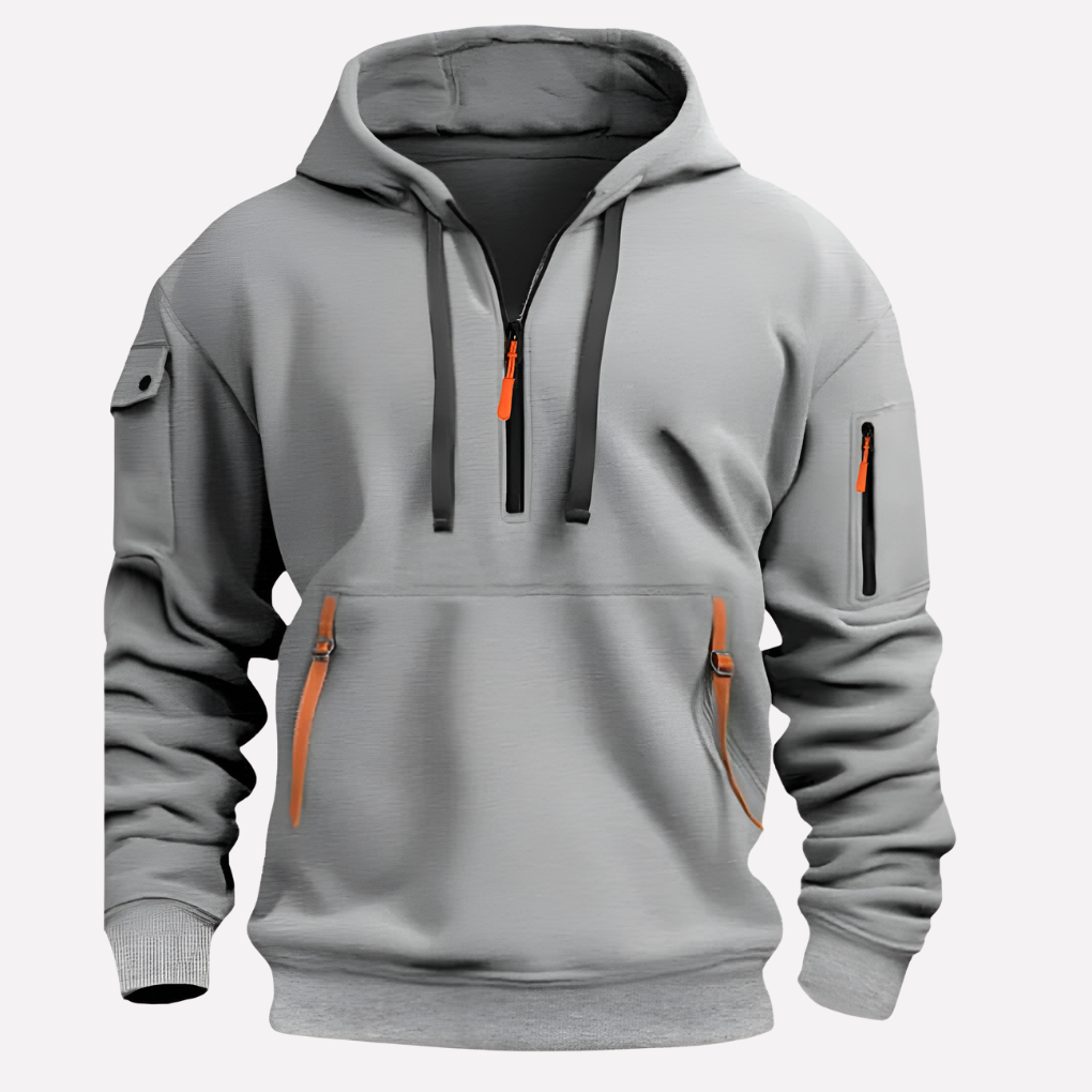 Men's Adjustable Hood Hoodie