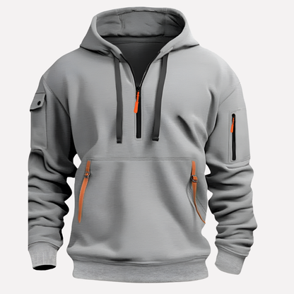 Men's Adjustable Hood Hoodie