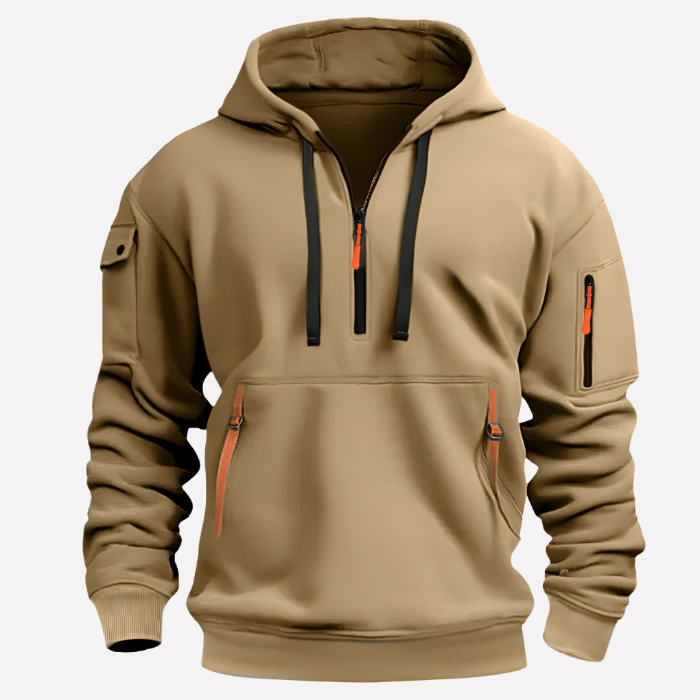 Men's Adjustable Hood Hoodie