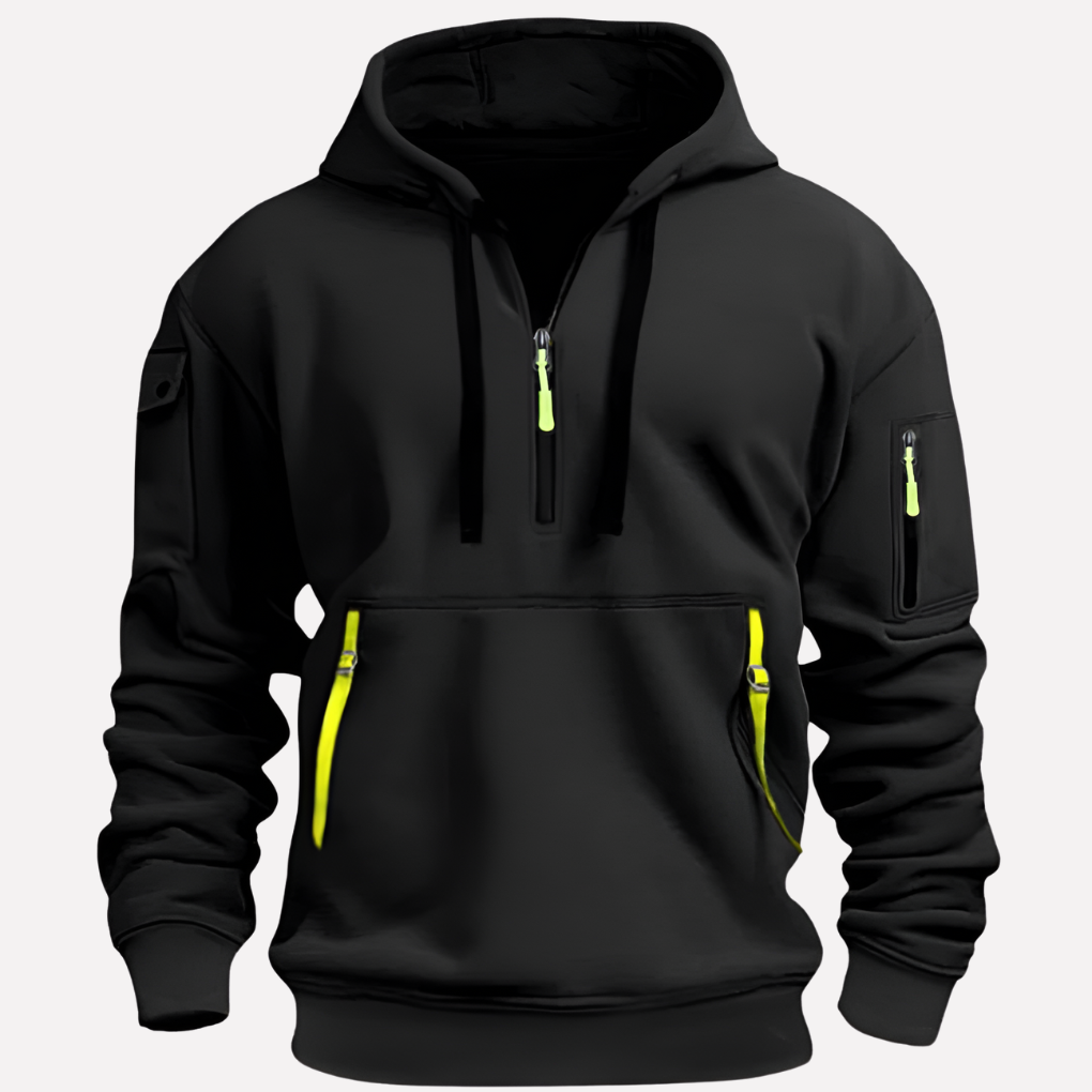 Men's Adjustable Hood Hoodie