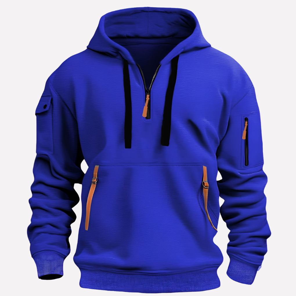 Men's Adjustable Hood Hoodie
