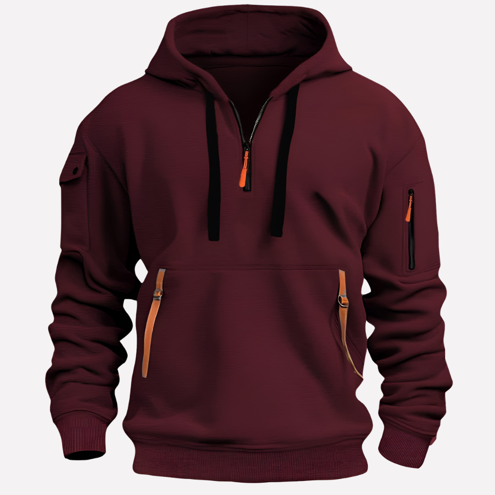 Men's Adjustable Hood Hoodie