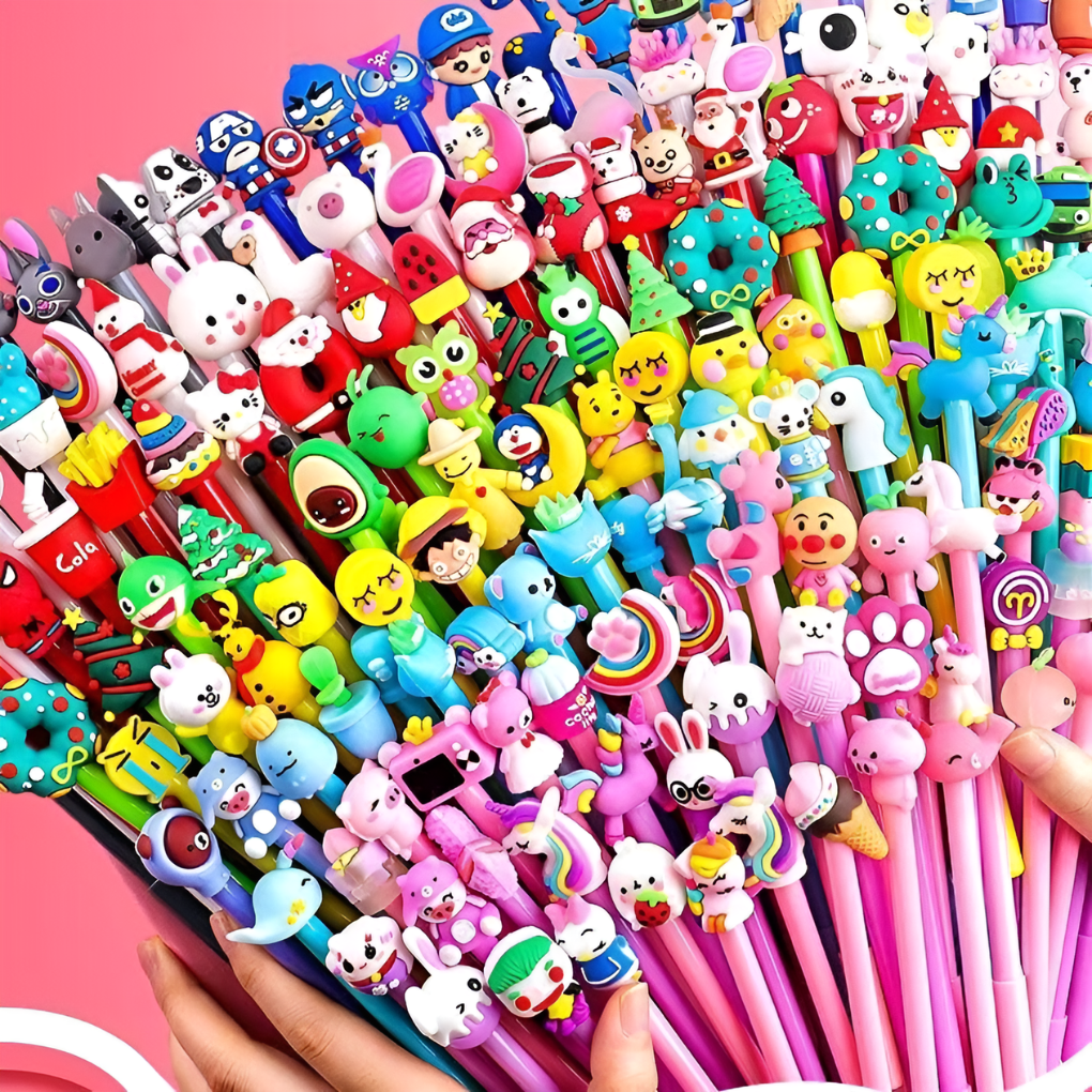 20 Piece Cartoon Gel Pen Set - VibreMode