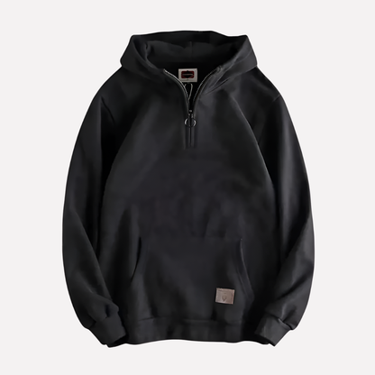 Men's Half Zip Hooded Sweatshirt