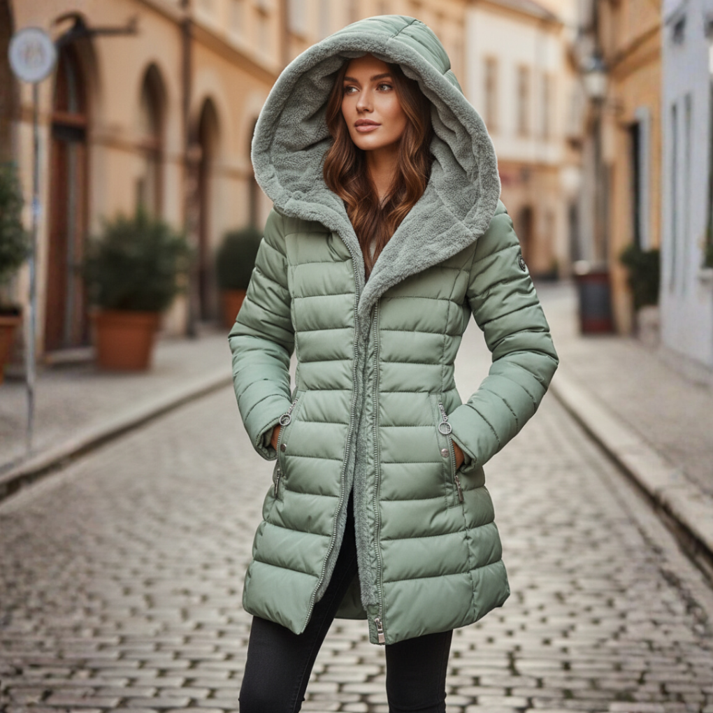 Women's Hooded Winter Parka Jacket