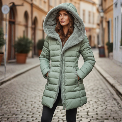 Women's Hooded Winter Parka Jacket