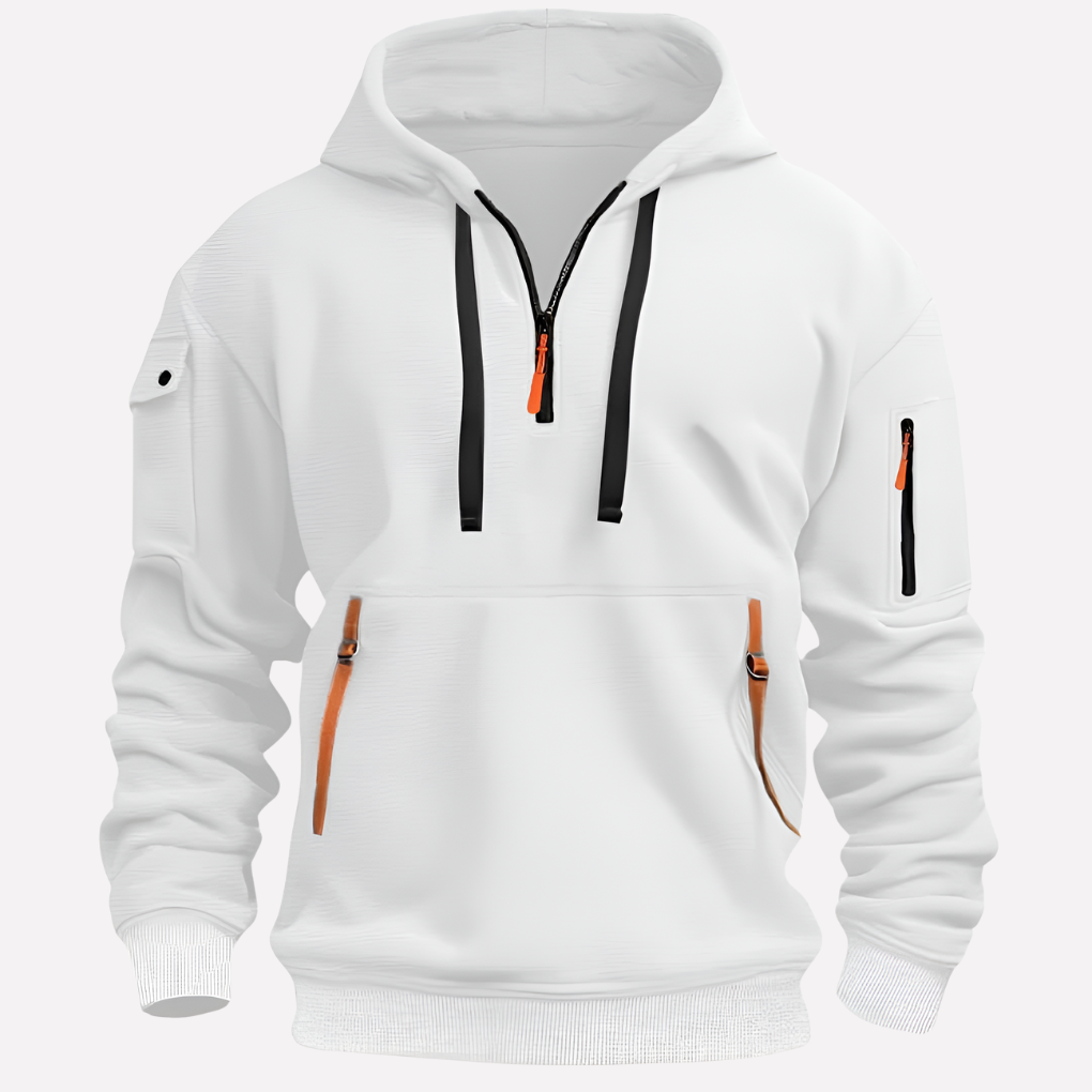 Men's Adjustable Hood Hoodie