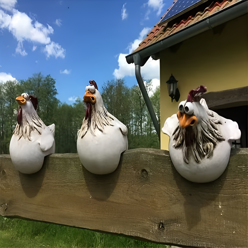 Rooster Fence Decorations - VibreMode