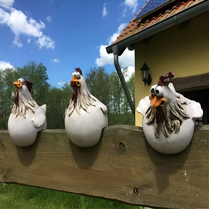 Rooster Fence Decorations - VibreMode