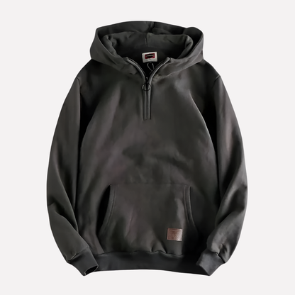 Men's Half Zip Hooded Sweatshirt