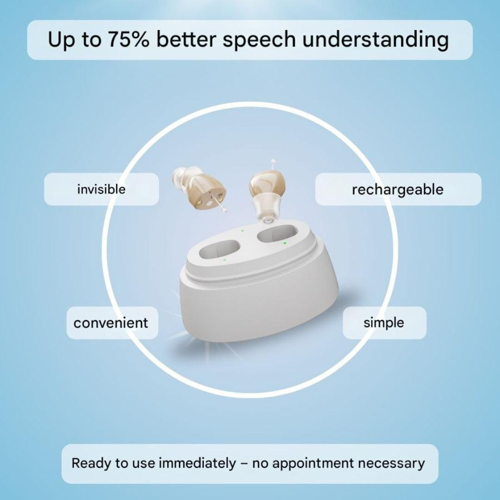 Personal Sound Amplifier Invisible CIC Style