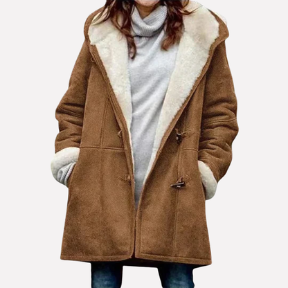Women's Hooded Jacket Toggle Closure