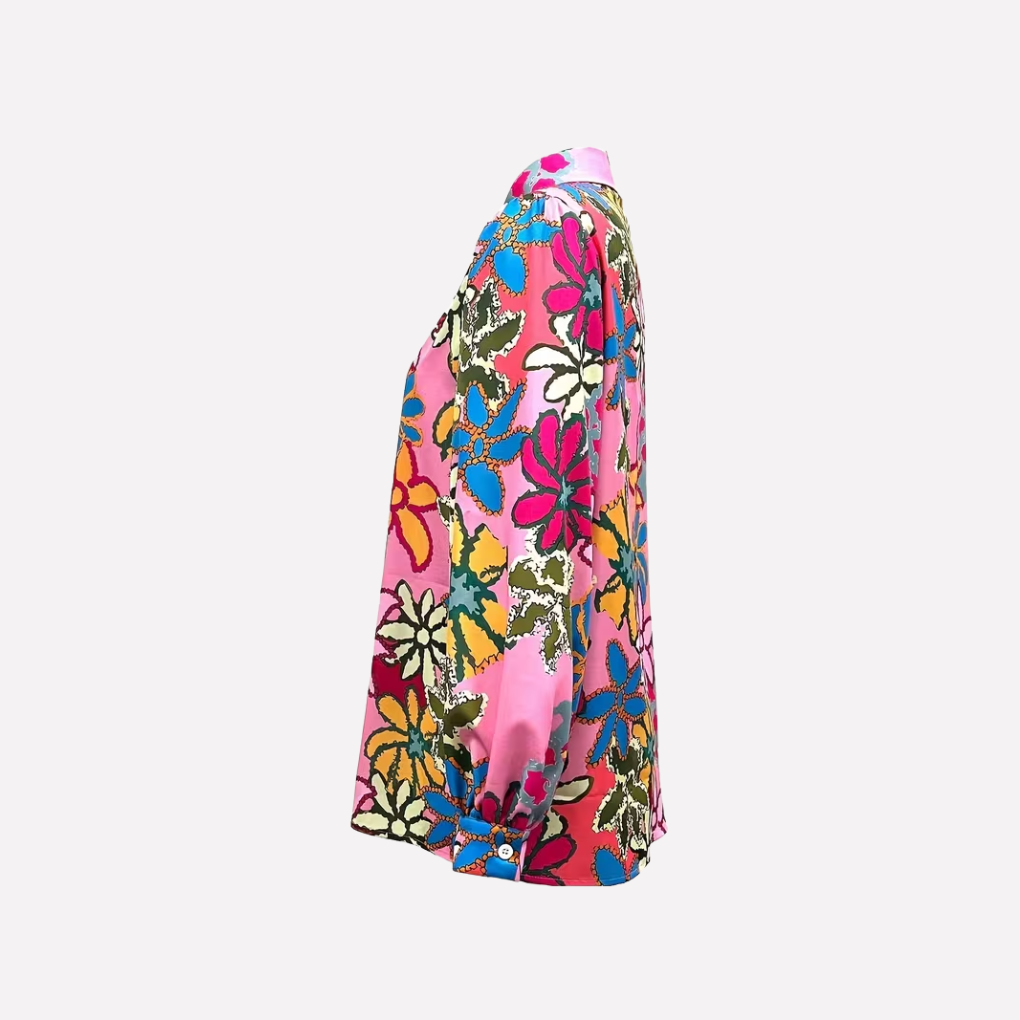 Women's Long Sleeve Floral Shirt