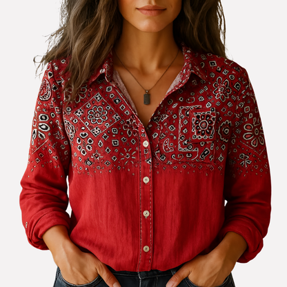 Women's Classic Button Down Shirt - VibreMode