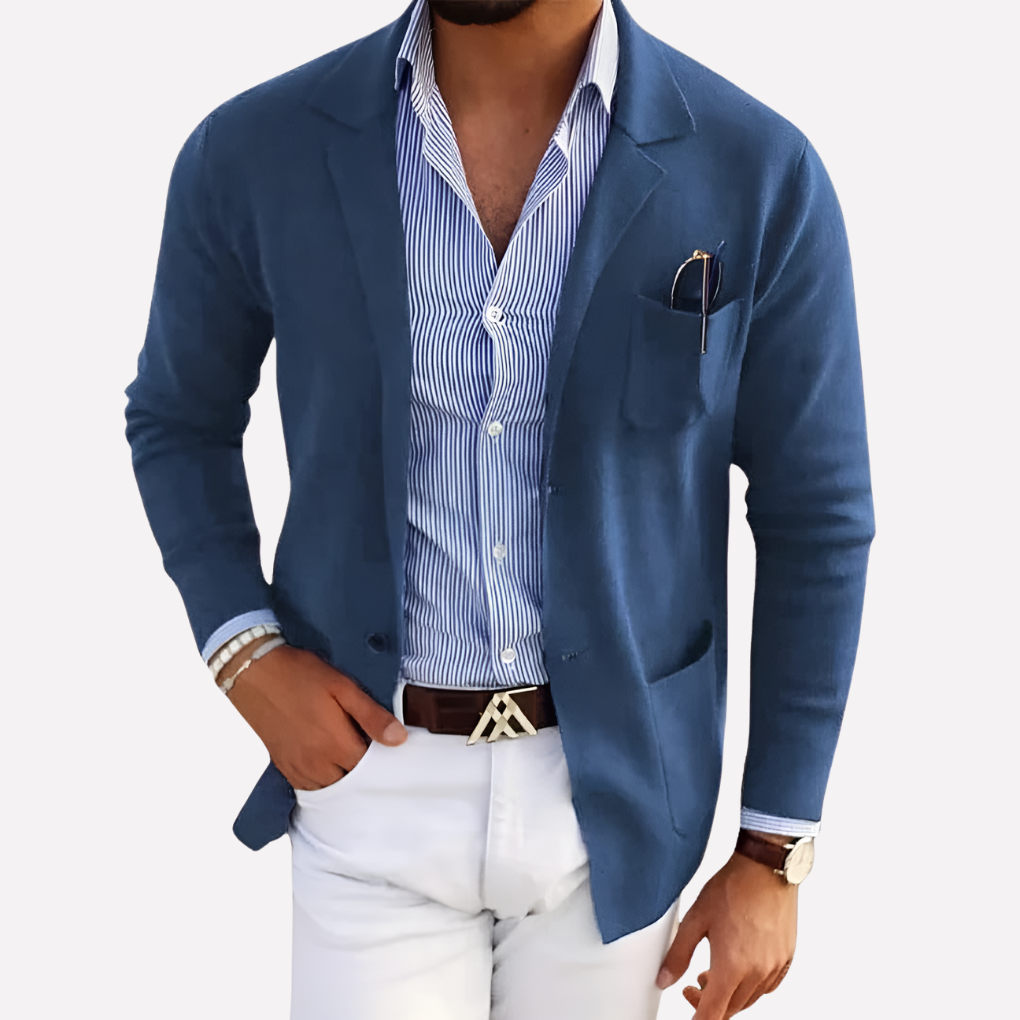 Men's Knit Blazer - VibreMode
