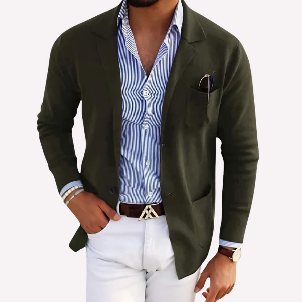 Men's Knit Blazer