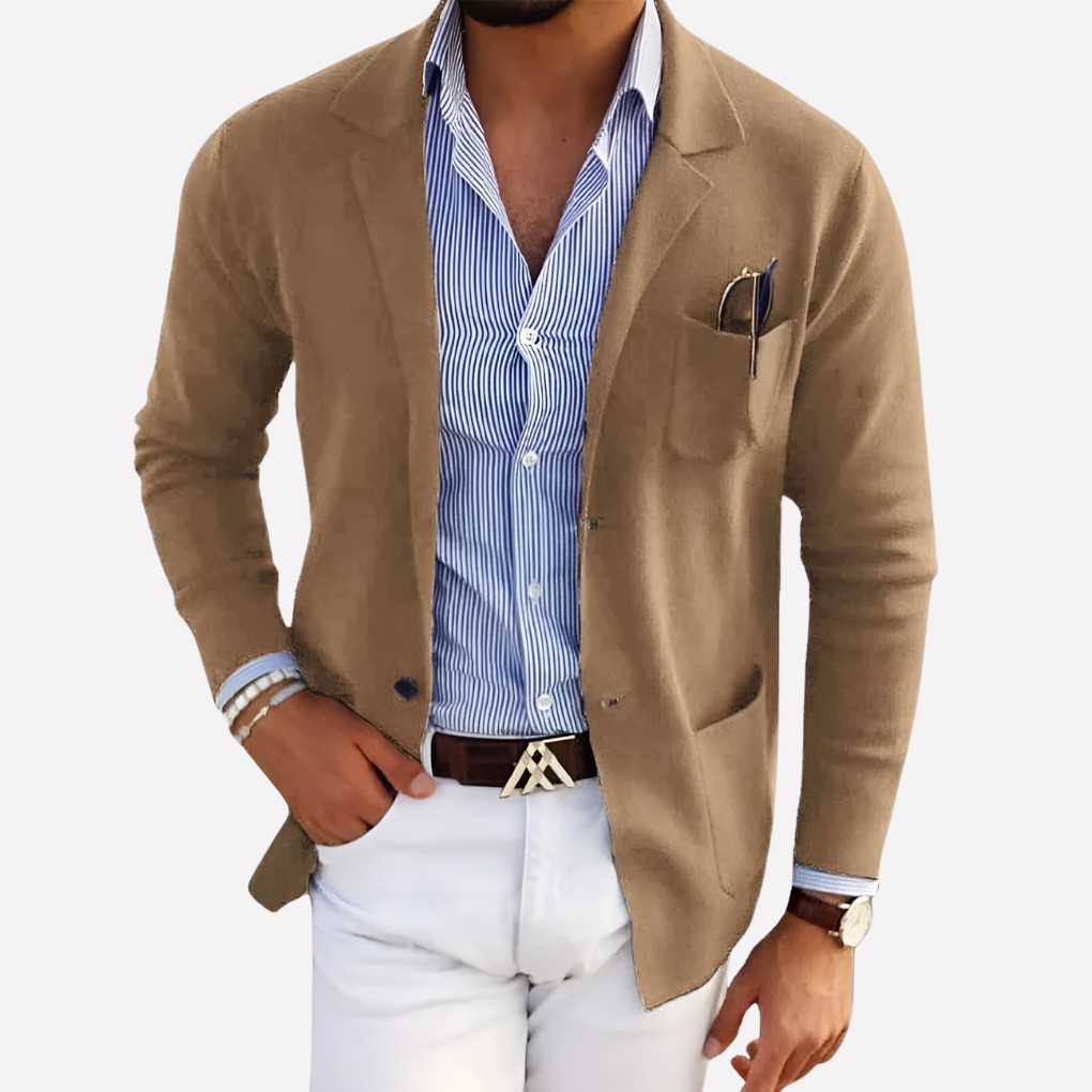 Men's Knit Blazer