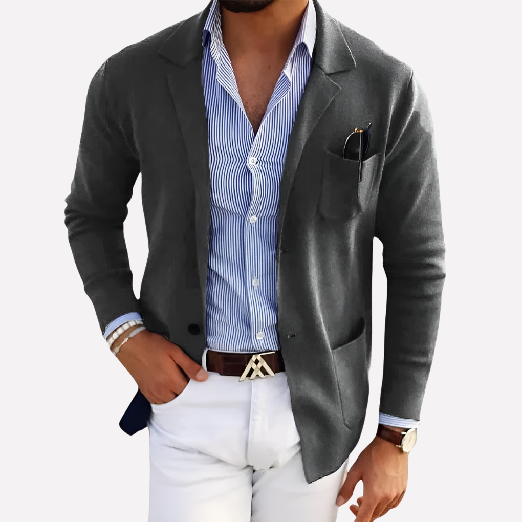 Men's Knit Blazer