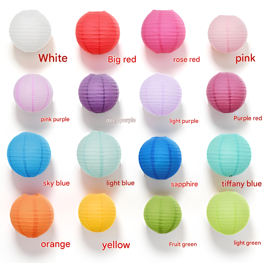 20 Piece Paper Lantern Decorations - VibreMode
