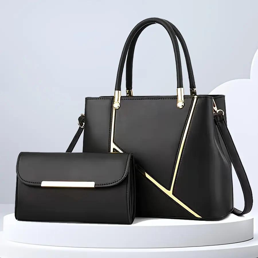 Women's Geometric Clutch Handbag Elegant Design - VibreMode