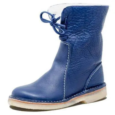 Chic Waterproof Black Boots for Women – Stylish & Cozy for Winter