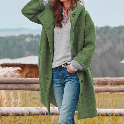 Women's Warm Casual Coat Cold Weather Comfortable Design - VibreMode